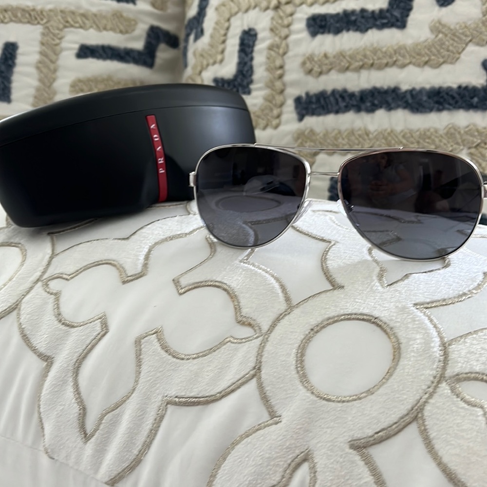 Prada - Men's Polarized Sunglasses, PS 53PS Polar Grey Gradient